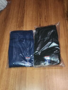 NWT 2 Pair Mission Ridge Mens Pull-On Sweatpants Drawstring .Blue Black